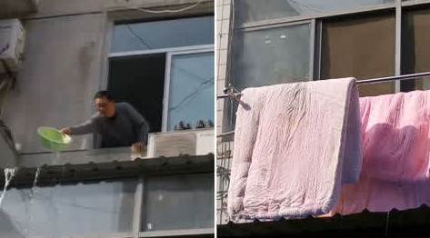 大快人心！樓上鄰居總在曬被子時晾拖把「水滴把被單搞得髒兮兮」 她不吵不鬧五天後「鄰居傻眼了」：這招太高了